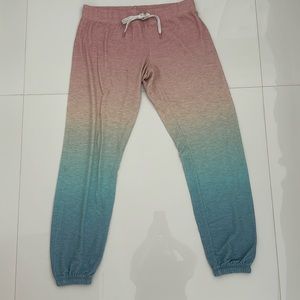 Rainbow sweatpant joggers